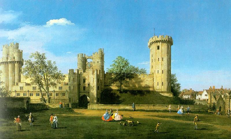 Canaletto Warwick Castle- The East Front