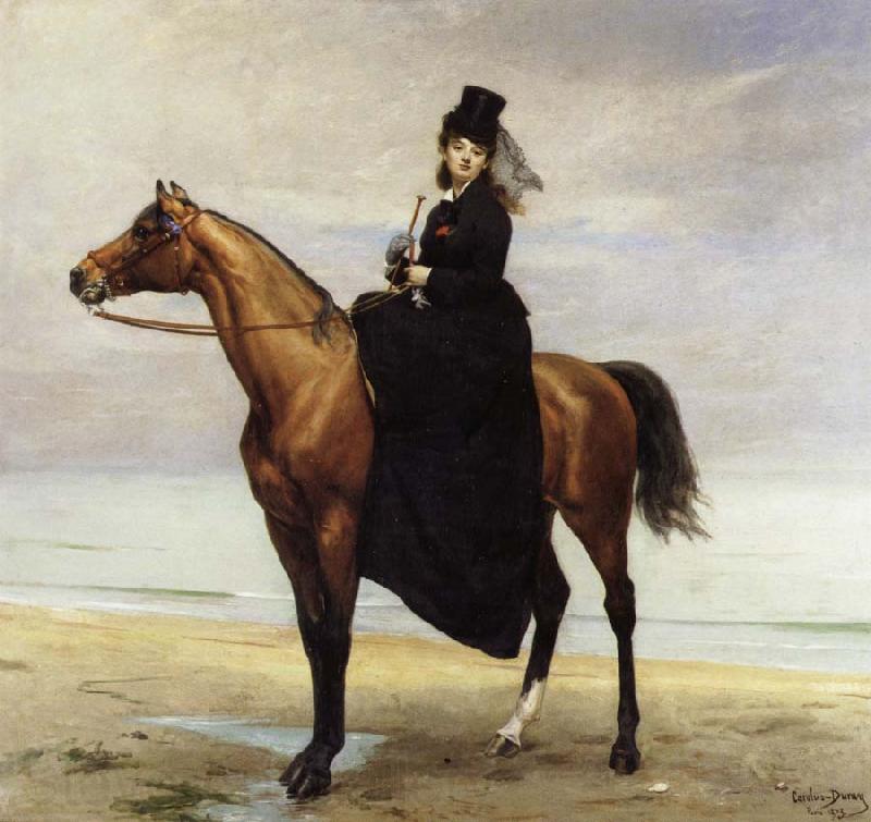 Carolus-Duran At the Seaside,Sophie Croizette on horseback