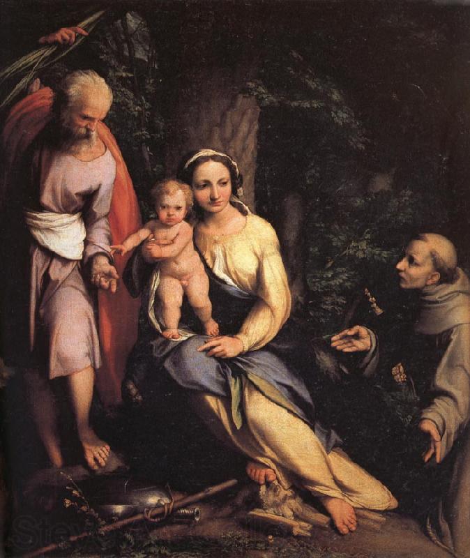 Correggio The Rest on the Flight into Egypt