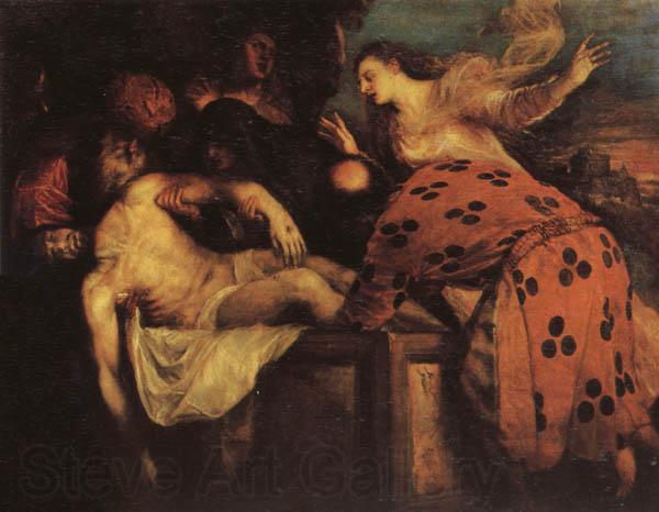 Titian The Entombment of Christ