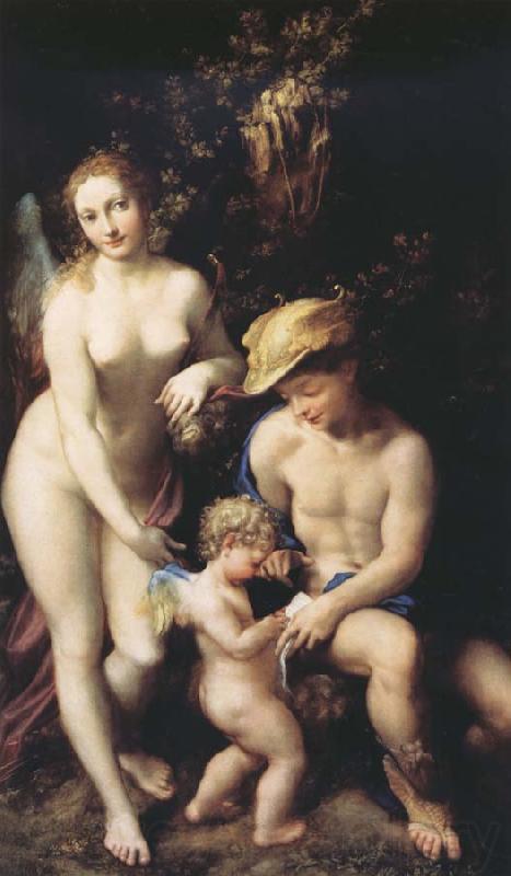 Correggio The Education of Cupid