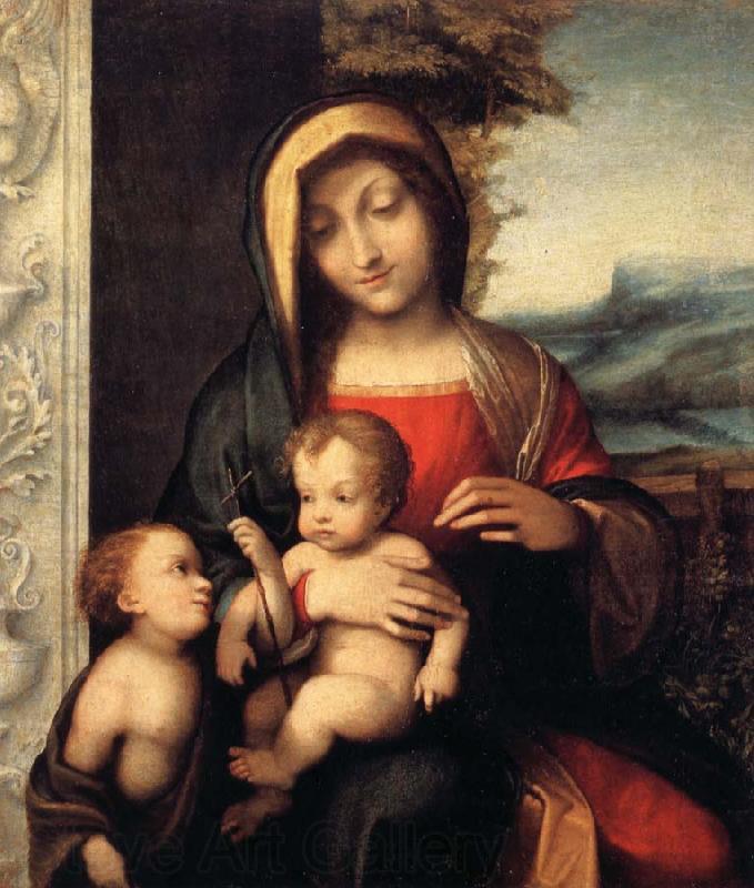 Correggio Madonna and Child with the Young Saint John