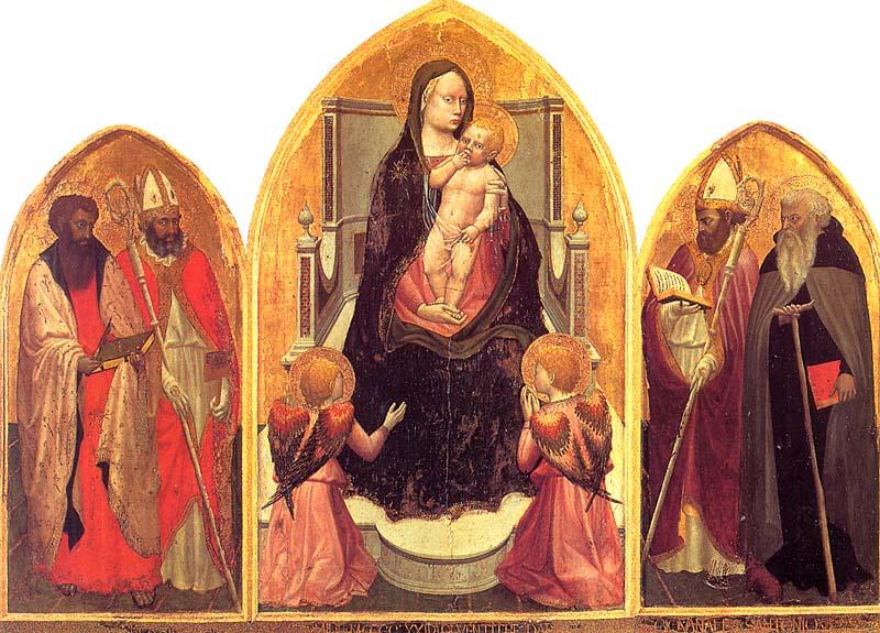 MASACCIO San Giovenale Triptych