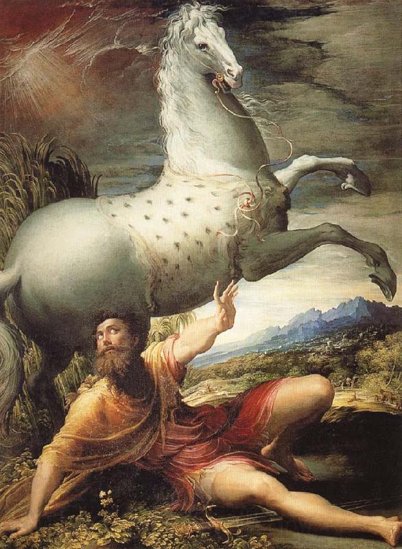 PARMIGIANINO The Conversion of St Paul