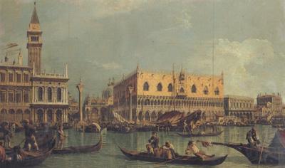 Canaletto La Piazzetta e il Palazzo Kucale dal bacino di S.Marco (mk21)