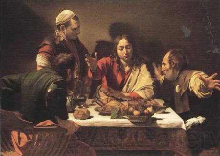 Caravaggio Supper at Emmans (mk33)