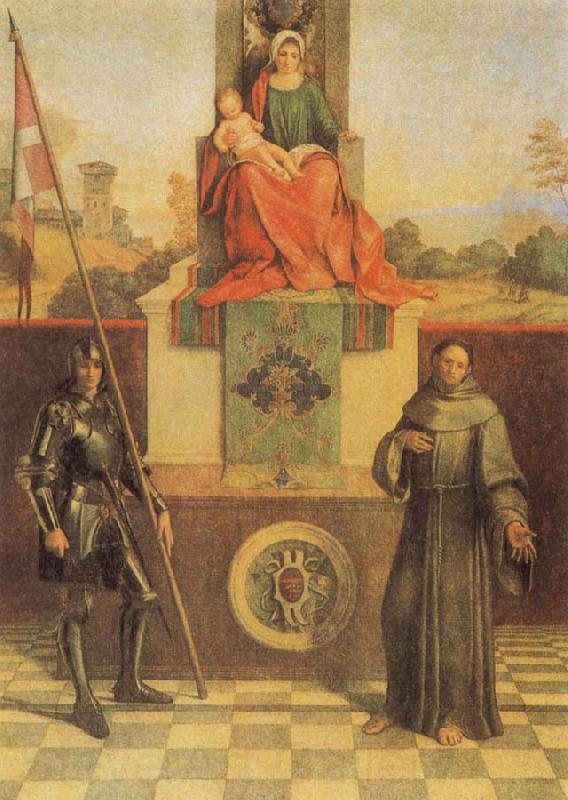 Giorgione Virgin and CHild with SS Francis and Liberalis